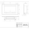 Биокамин встраиваемый SteelHeat LONG 900 LITE фото 7