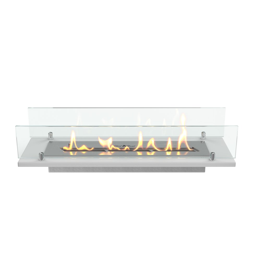 Биокамин встраиваемый в тумбу Steelheat Stand 600 белый Биокамин встраиваемый в тумбу Steelheat Stand 600 белый